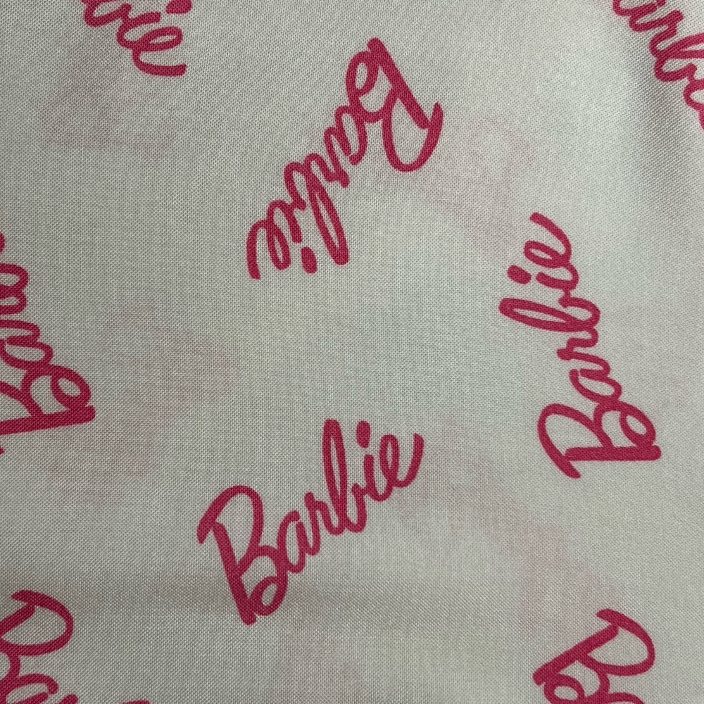 Forever 21, Barbie Logo Print Teen’s Large Pink and White Sleepwear. - Picture 9 of 15